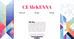 Desktop Screenshot of cemckenna.com